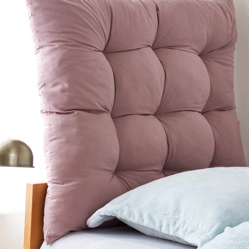 Rainha - Coussin de dossier capitonné Puffy, Rose