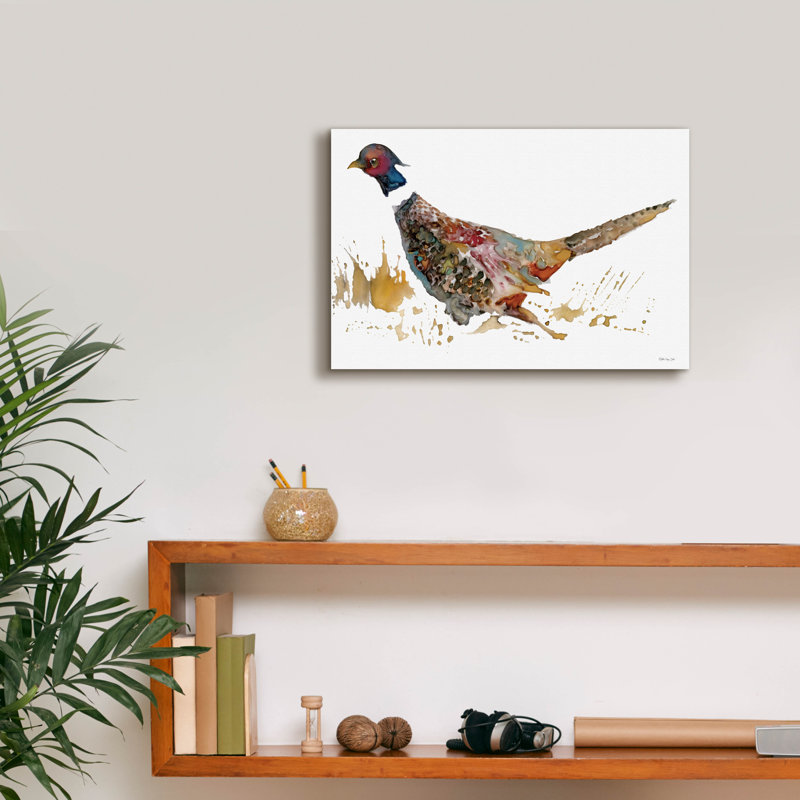  «Pheasant 2» par Stellar Design Studio, art mural sur toile, 18 po x 12 po