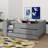 Versatile Twin-Sized Daybed With Drawers And A Pull-Out Trundle Bed, Storage Headboard, Side Tables, And A Built-In USB Charging Station-2037503666