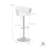 Adjustable Wood Bar Stool With Black Metal-1892975326