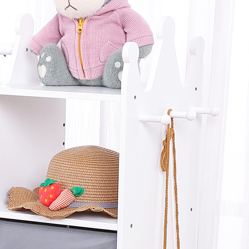 Merter 81.3cm Manufactured Wood Clothes Rack