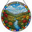 Panneau de vitrail 12 "H 12"-2005403399