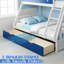 Lit simple en bois massif pour enfants avec tiroirs et garde-corps, conception inspirée du ciel nocturne-647858181