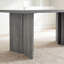 Table de salle à manger rectangulaire en bois Amiin 70 po avec 4 chaises Parsons rembourrées Criselle à dossier solide-1484140706-1484140710-1484140705