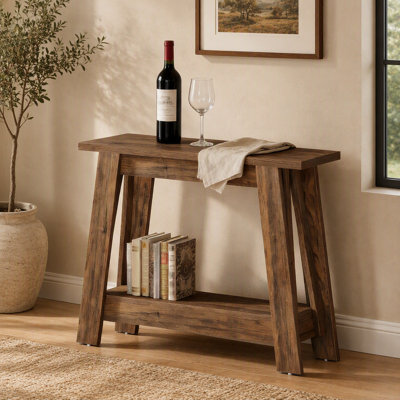 2-Tier Sofa Table Console Table