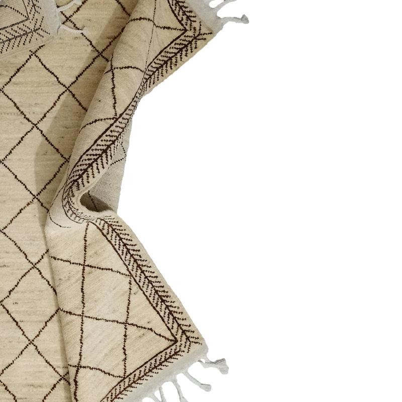 Mackay Geometric Hand Woven 80cm X 215cm Area Rug