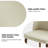 Kanalu Modern Upholstered Dining Chair with Solid Wood Legs-93594120