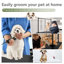 Foldable Grooming Table Adjustable Height Arms Pet Station with Nooses, Tool Organizer-129595833