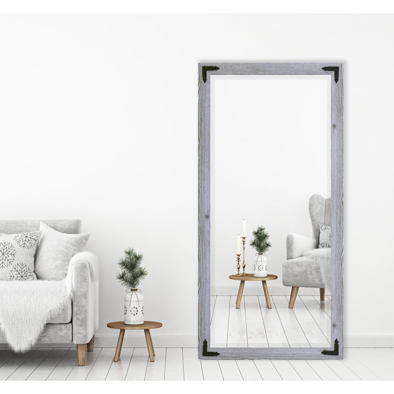 Miroir pleine grandeur biseauté moderne et contemporain, H 71 po x l 31 po
