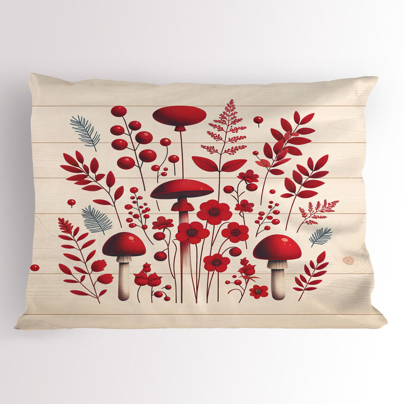 Taie décorative florale en microfibre, Très grand