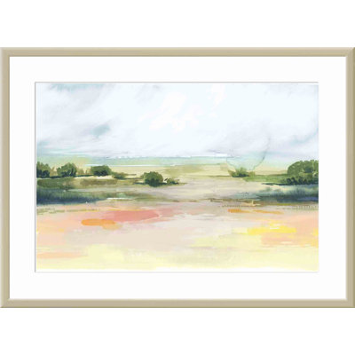 Sunlit Marsh I Painting by Grace Popp