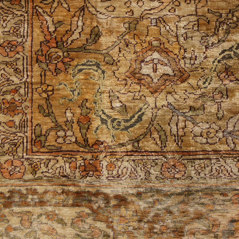 One-of-a-Kind Rectangle 6'7" X 9'2" Hand Knotted Area Rug