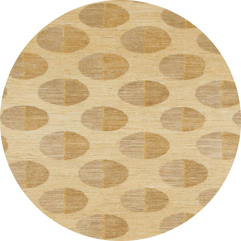 Tapis abstrait moderne 1339, Rond 5 pi