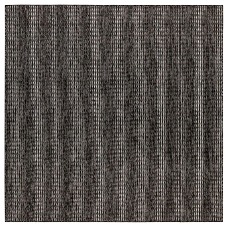 Saldanha Flatweave Striped Indoor / Outdoor Rug, Square 7'10"