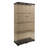 Lighted Two Door Glass Cabinet Glass Display Cabinet With 4 Shelves-805837101