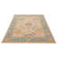 Tapis ivoire moderne noué à la main One Of Kind Oushak 7 pi 11 po x 10 pi 6 po