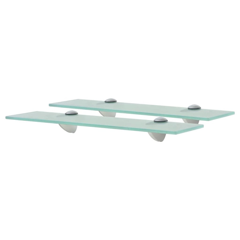 Annalys 2 Piece Floating Shelf, 0.31" H x 15.7" W x 3.9" D, Transparent
