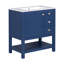 Meuble-lavabo de style transitionnel 30 po avec lavabo en céramique-114497793