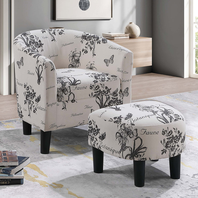 Fauteuil d'appoint d'inspiration rétro