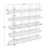 70.5"H X 70.9"W Wood Double 5-Tier Bookcase-800694551