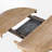 Kawliga 5-Piece Dining Table Set, Two-Size Round To Oval Extendable Wood Dining Table and 4 Upholstered Dining Chairs-88581092