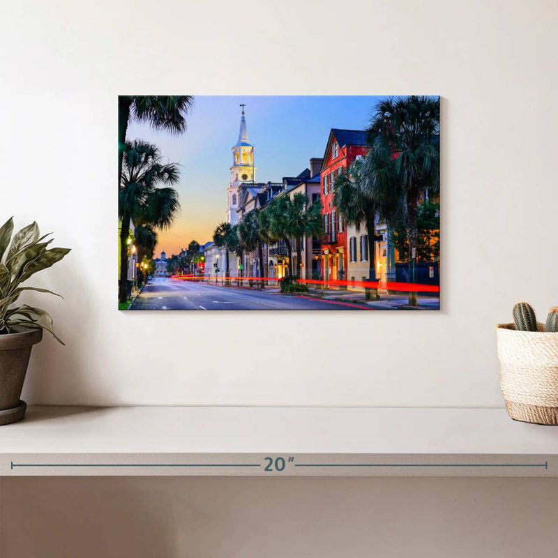 Paysage urbain Harpa Charleston, H 8 po x l 12 po