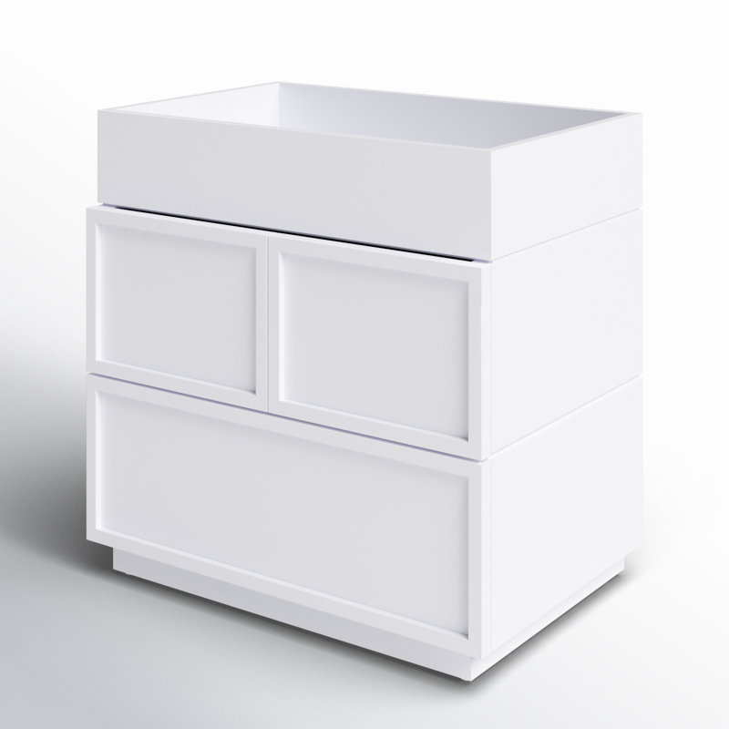 Table de chevet Odyssey, Blanc