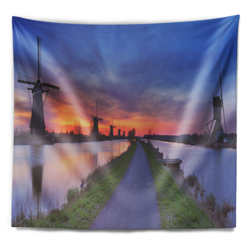 Polyester Tapestry, 78" H x 92" W