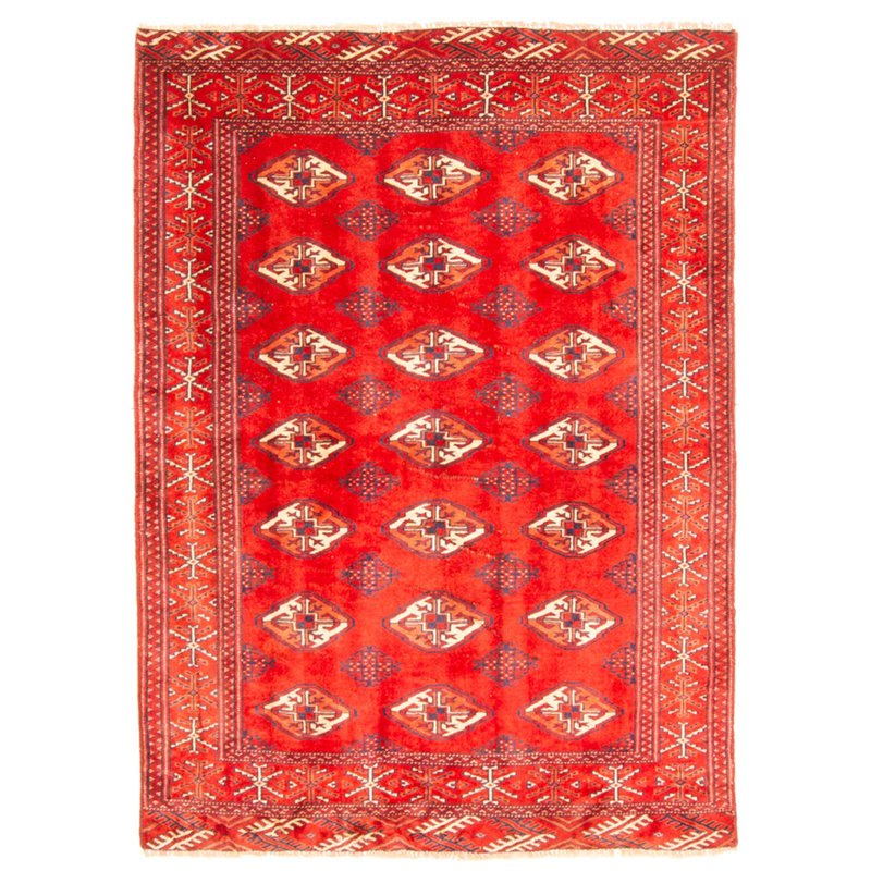 Teimani Red Rug 3'4" x 4'6"