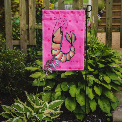 Drapeau de jardin à 2 côtés crevette