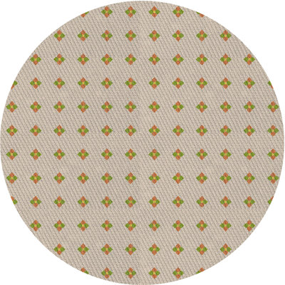 Tapis beige tissé à la machine