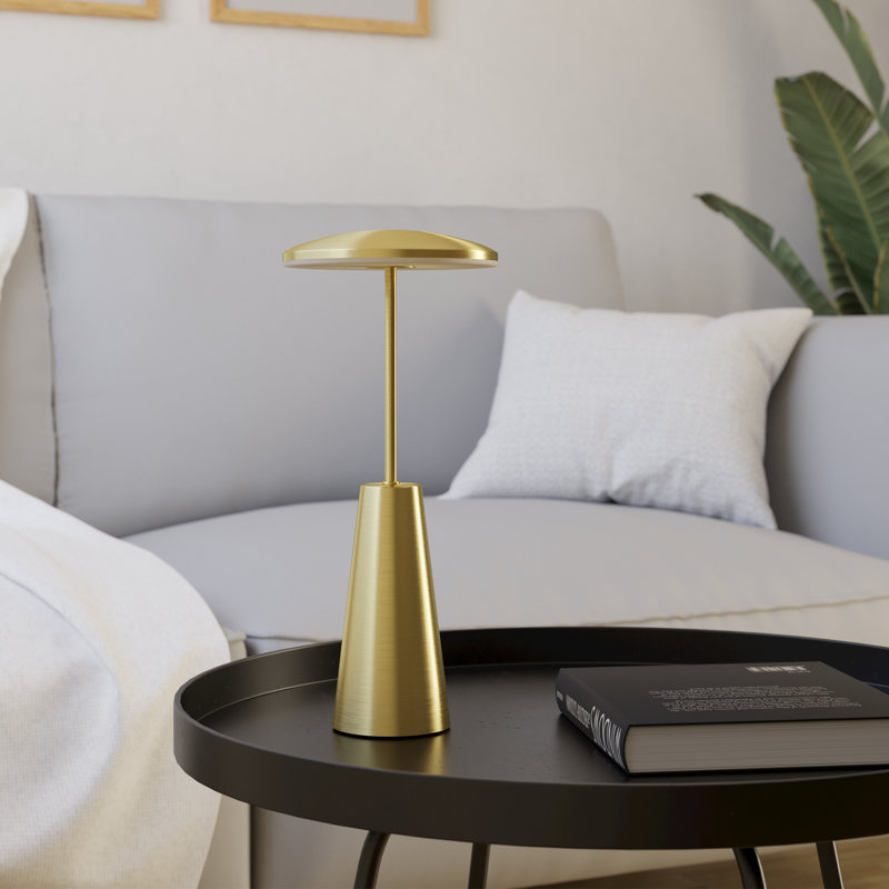 Riner Stainless Steel USB Novelty Lamp, Gold