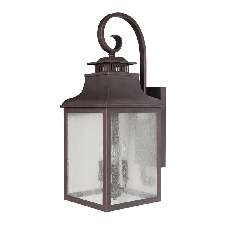 Lanterne murale d'extérieur Raedawn, Brun, 31'' H X 14'' W X 18'' D., 3