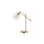 Lampe de bureau USB en métal Ranbir