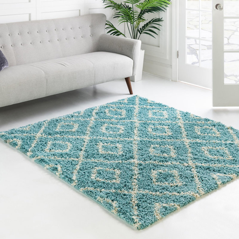 Assis Geometric Indoor Rug, Square 6'