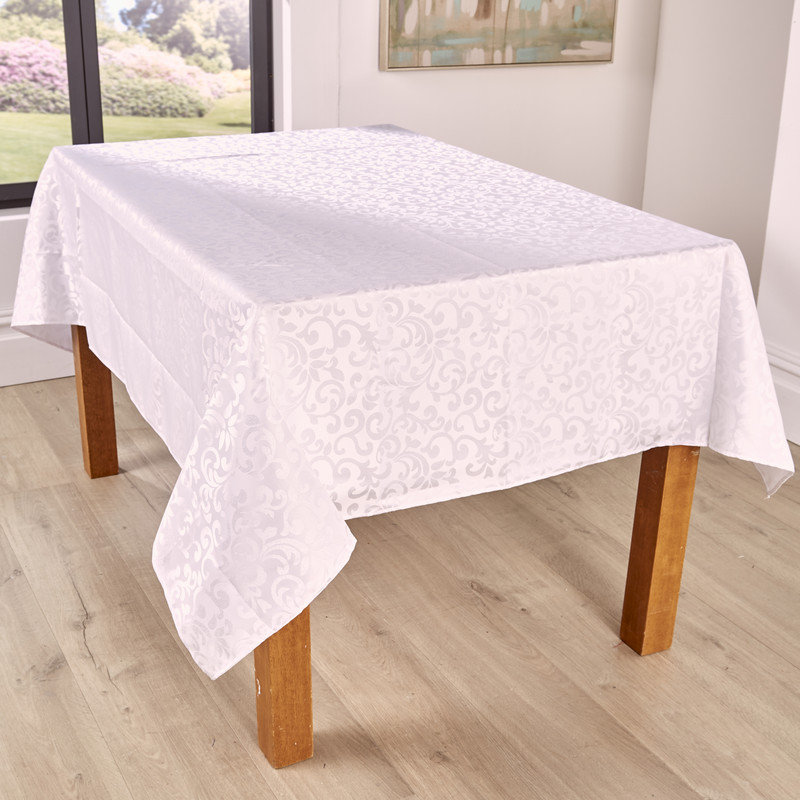 Pinkney Jacquard Tablecloth, 132.08cm W x 177.8cm L