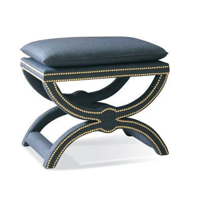 Halsey 60cm Wide Tufted Pouf Ottoman