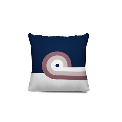 Coussin décoratif intérieur / extérieur Zabo Minimalist Mid-Century