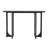 Mango Wood Console Table With Sculptural U-Shaped Legs