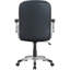 Fauteuil en cuir à dossier moyen Soho