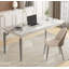 Bureau de table italien en pierre frittée minimaliste avec tiroirs Italian-901761544