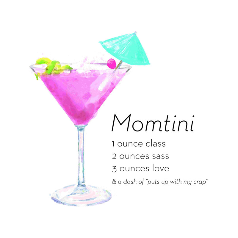 Momtini - reproduction sur toile tendue, L 12 po x H 12 po