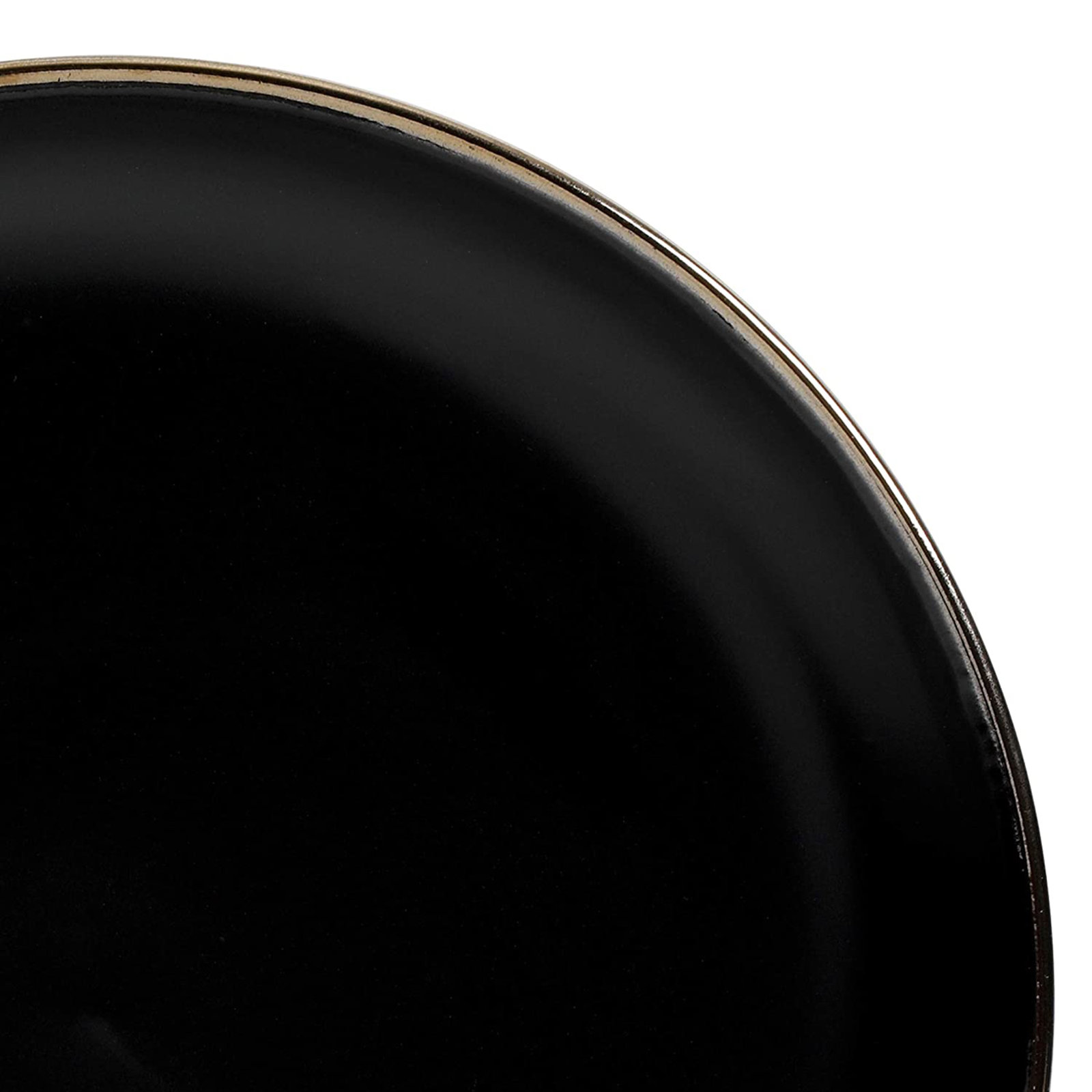 Rockaway Ceramic Dinnerware Set, Black