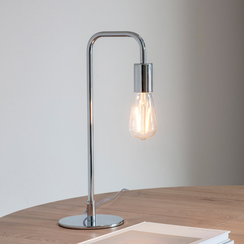 Adelaide Metal Desk Lamp, Chrome