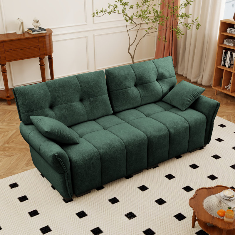 Canapé surdimensionné à 2 places 78,7 po Comfy, Vert