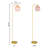 Jacobson Arched Ribbed Glass Floor Lamp-1119333172