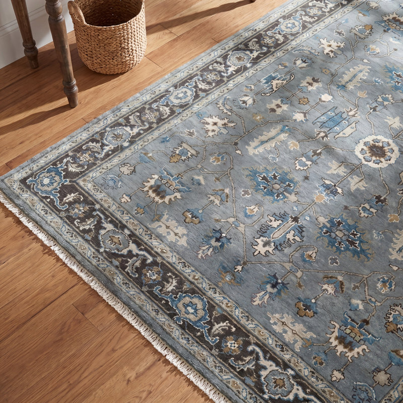 Chambers Hand Knotted Wool Oriental Indoor Rug, Rectangle 8'6" x 11'6"