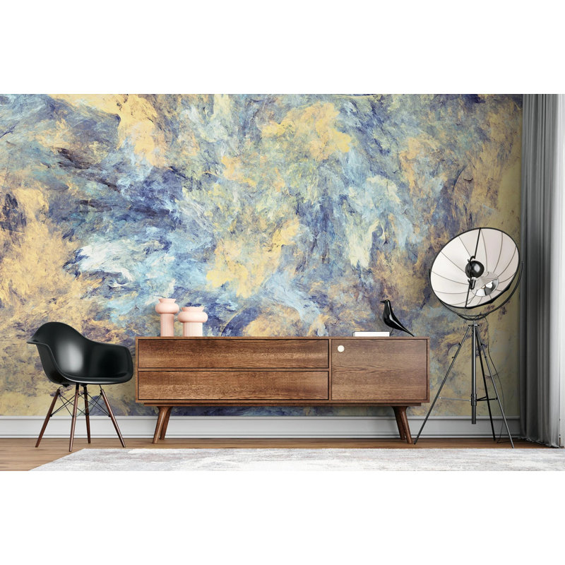 Malonis Abstract Wall Mural, 114" L x 204" W