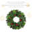 32 " Handmade Mixed Greenery Wreath