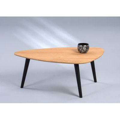 Yoder Solid Wood Three Leg Coffee Table